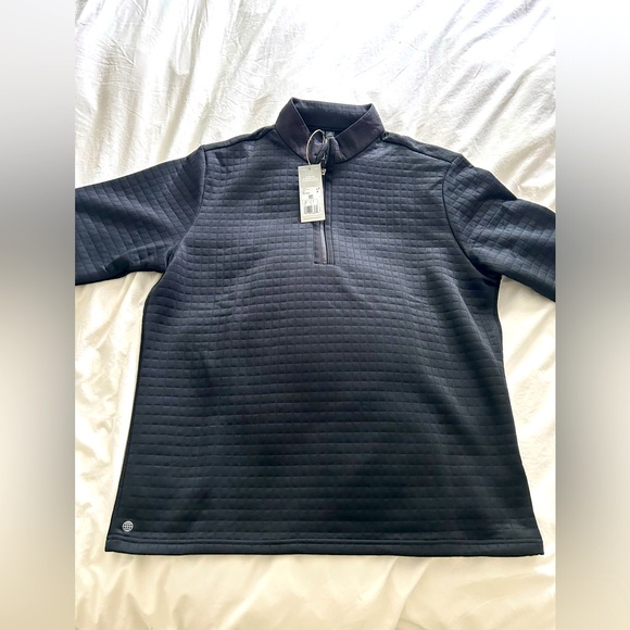 adidas Other - Adidas DWR Water Repellent 1/4 zip pullover Medium Black